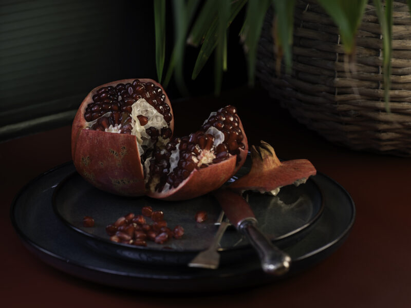 Granatapfel offenIIv Food Fotograf Schweinfurt | Foodfotografie Marken