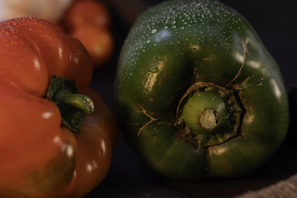 Paprika gruen Food Fotograf Schweinfurt | Foodfotografie Marken