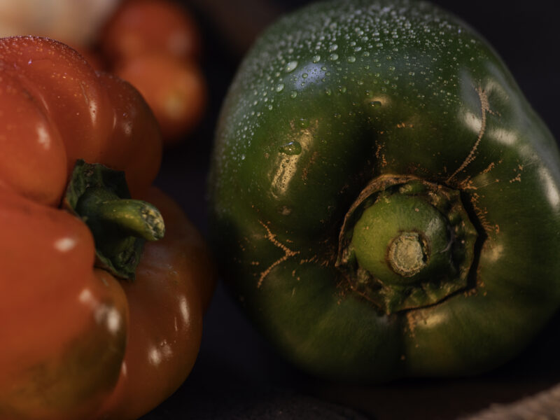 Paprika gruen Food Fotograf Schweinfurt | Foodfotografie Marken